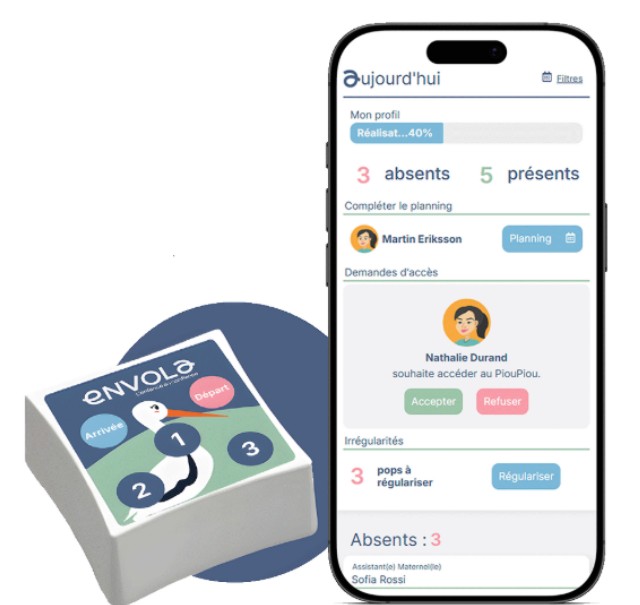 Application pour assistante maternelle